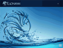 Tablet Screenshot of lionfishcreative.com